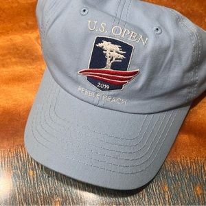 US Open USGA Pebble Beach 2019 blue hat adjustable baseball hat embroidered